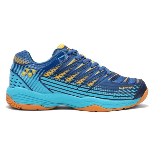 Sailor Blue Bright Aqua Mustard Gold Yonex Badminton Shoes Tour Dominant 2 (Copy)