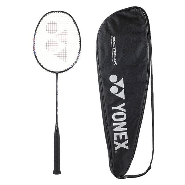 YONEX Astrox Lite 21i Graphite Strung Badminton Racket with Full Racket Cover (Black)