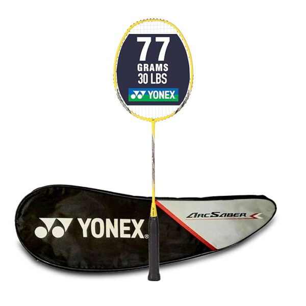 Yonex Badminton Racquet Arcsaber 73Light Yellow G4 5U