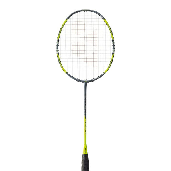 YONEX Arcsaber 7 Play Strung Graphite Badminton Racquet with Full Cover (Grey/Yellow)