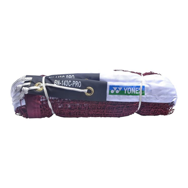 Yonex BN143C Pro Badminton Net (Maroon)