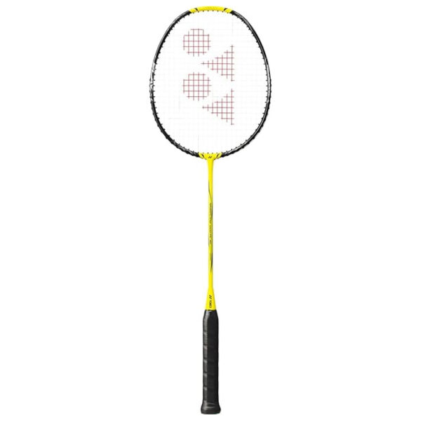 YONEX NANOFLARE 1000 Play Badminton Racquet|4U 5G|Lightning Yellow|Smash Speed|Medium Stiff|AERO Frame|Explosive Sonic Flare System|Head Light| Developed by Japan