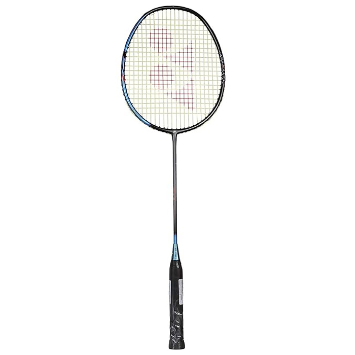 YONEX Graphite Badminton Racquet (Smash Black Ice Blue , G4, 73 Grams, 28 Lbs Tension)