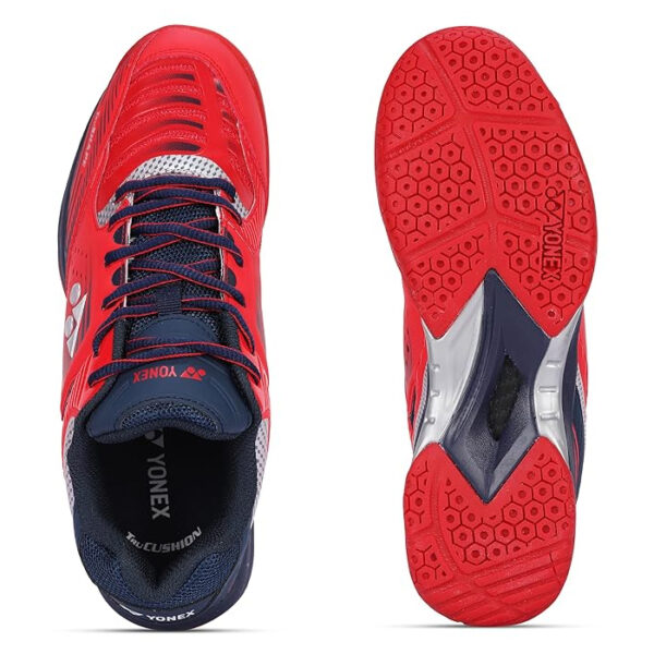 Yonex Fadded Red Badminton Shoes-Kiwami (Tru-Cushion Technology)