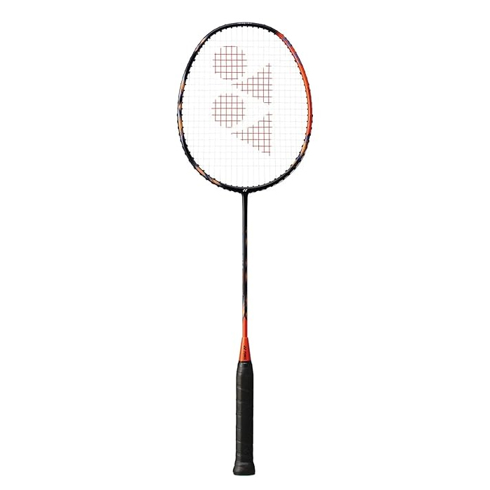 Yonex Astrox 77 Play Strung Badminton Racquet, G5 - High Orange, Graphite