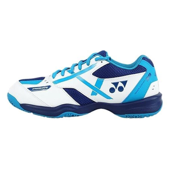 Yonex Power Cushion 39 Junior Badminton Shoes (1) White/Blue